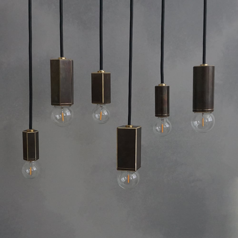 真鍮ヴィンテージ仕上げ SQUARE E26